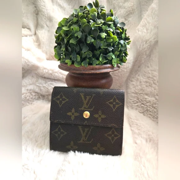 🤎 Vintage Louis Vuitton Elise double snap wallet 🤎 - Picture 1 of 15